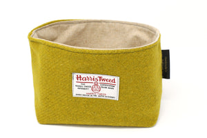 Harris Tweed Linen Basket