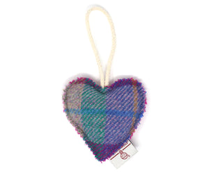 Harris Tweed Lavender Heart